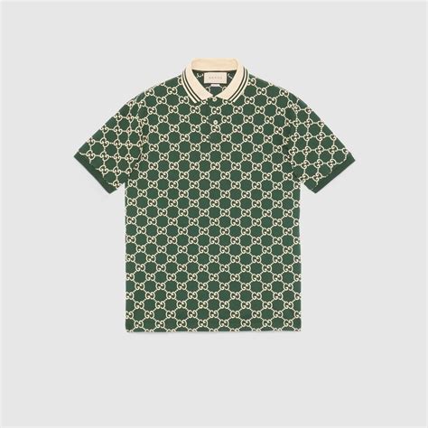 gucci green shirt women|green Gucci polo shirt.